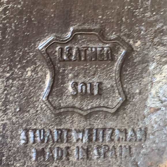 Stuart Weitzman Puento Black Suede Peep Toe Stiletto Heels Sz 8.5 Red Bow & Heel - Picture 14 of 14